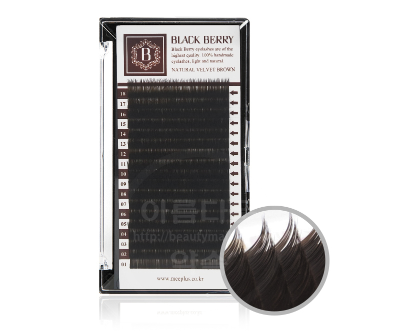 블랙베리 다크브라운 벨벳 속눈썹
