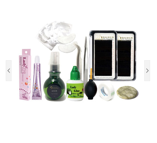 전문가용 속눈썹연장 11종 풀세트 /뷰스킨 실크모/뷰스킨 벨벳모/뷰스킨 밍크모/레이디글루/아미전처리제/레이디핑크겔리무버